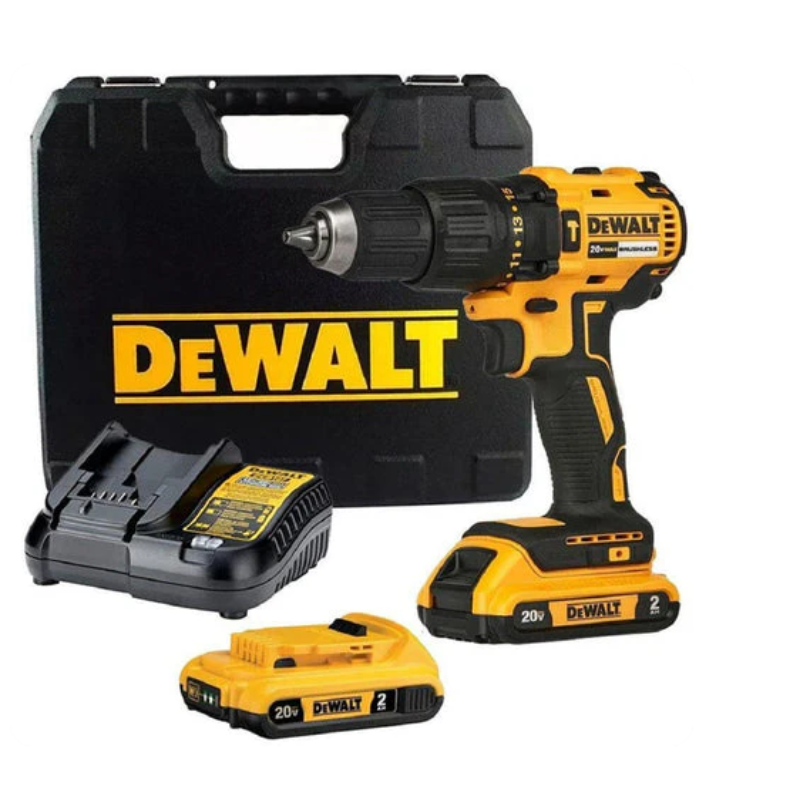 KIT Taladro DeWalt + 2 Baterías + Kit Herramienta 46 Pcs + Kit Broca 20 Pcs Titanio - CONTRA ENTREGA + ENVÍO GRATIS